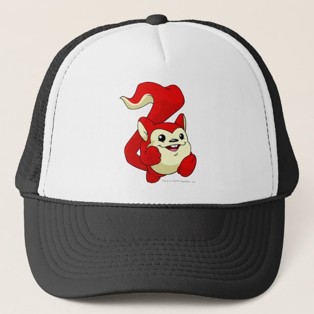 Meerca Red Trucker Hat (Front)