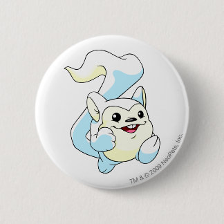 Meerca White 6 Cm Round Badge