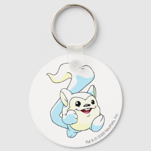 Meerca White Key Ring