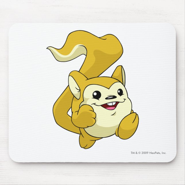 Meerca Yellow Mouse Mat (Front)