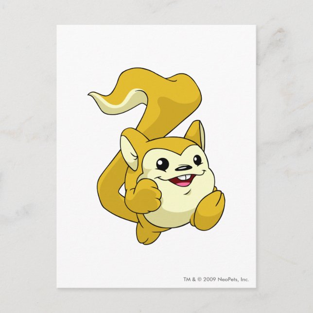 Meerca Yellow Postcard (Front)