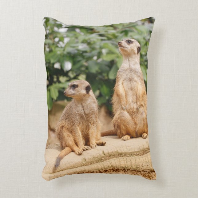 Meerkat 009 decorative cushion (Front(Vertical))