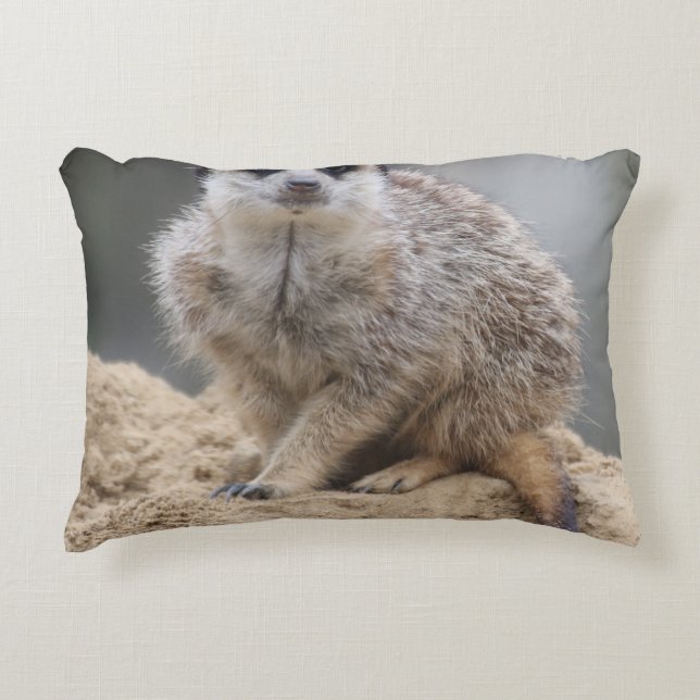 Meerkat 021 decorative cushion (Front)