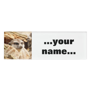 Meerkat_021 Name Tag