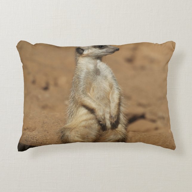 Meerkat 027 decorative cushion (Front)