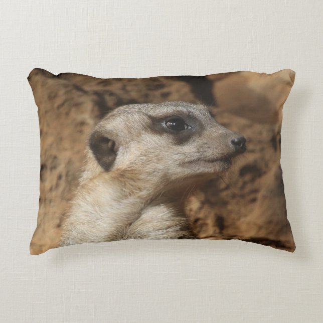 Meerkat 029 decorative cushion (Front)
