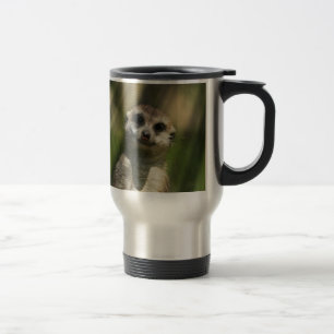 Meerkat 034 travel mug