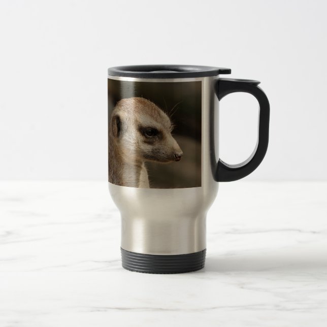 Meerkat 048 travel mug (Right)