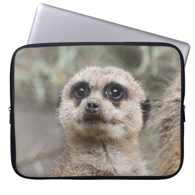 Meerkat 082 laptop sleeve (Front)