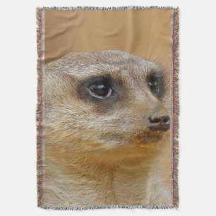 Meerkat 154 throw blanket