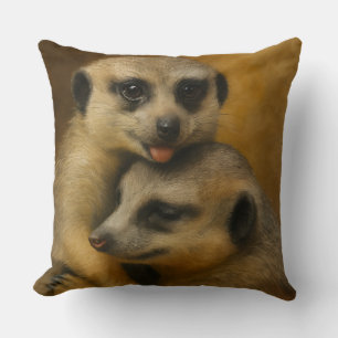 Meerkat Affection Cushion