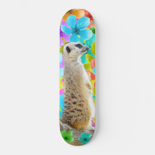 Meerkat And Blossoms, Skateboard