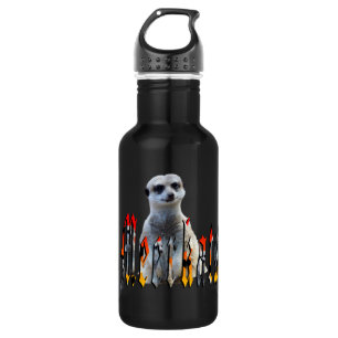 Meerkat And Logo, 532 Ml Water Bottle
