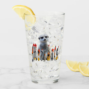 Meerkat And Meerkats Picture Logo, Glass