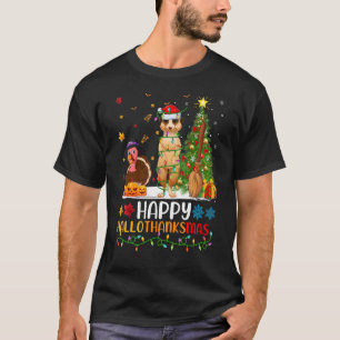 Meerkat Animal Happy Meerkat Hellothanksmas T-Shirt