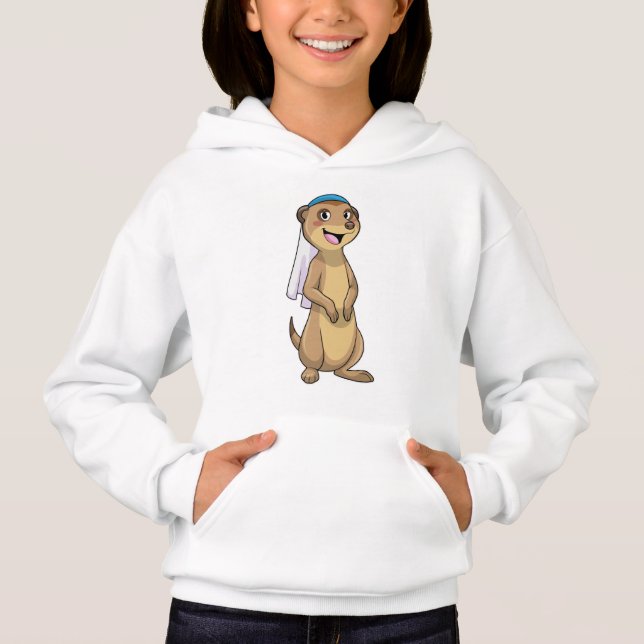 Meerkat as Bride with Veil (Front)