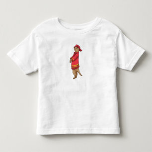 Meerkat as Firefighter with Helmet Toddler T-Shirt