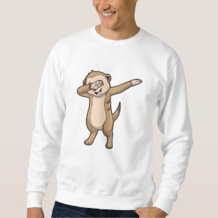 Meerkat as Hip Hop Dance Dab Sweatshirt