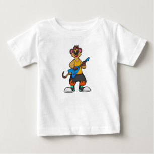 Meerkat as Musician with Guitar Baby T-Shirt