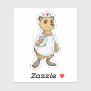 Meerkat as Nurse with Heart
