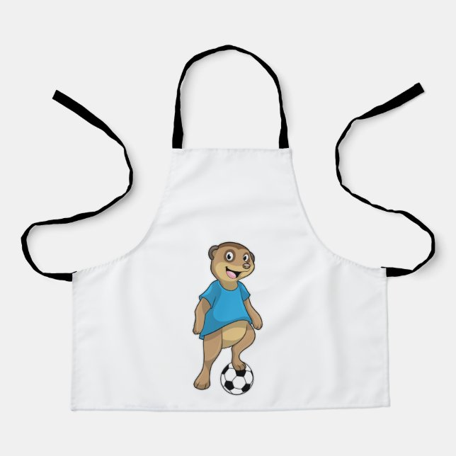 Meerkat as Soccer player with Soccer Apron (Front)