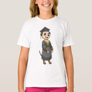 Meerkat as Student with Diploma T-Shirt