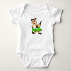 Meerkat at Ballet Dance Baby Bodysuit