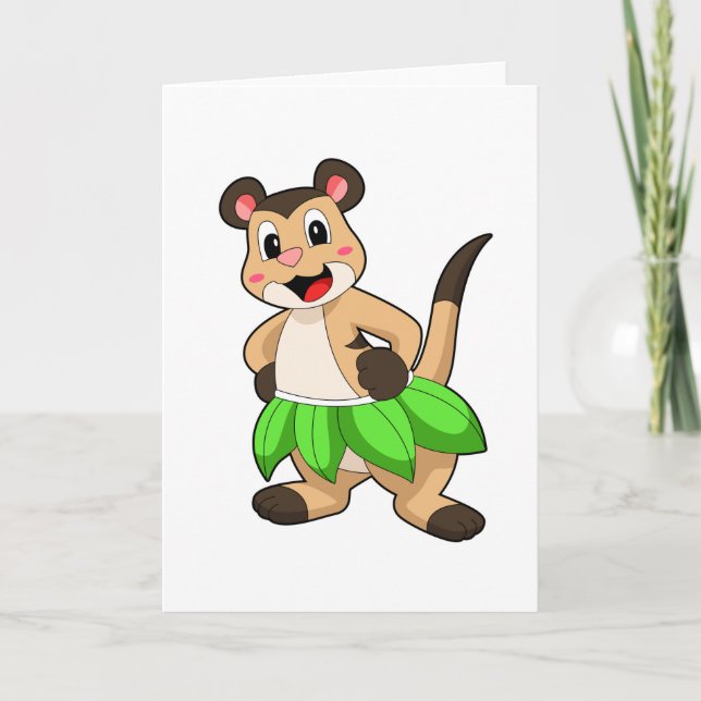 Meerkat at Ballet Dance Card (Front)
