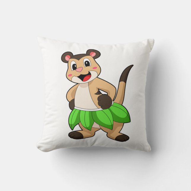 Meerkat at Ballet Dance Cushion (Front)