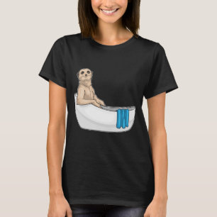 Meerkat Bathe Bathtub T-Shirt