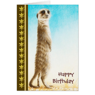 Meerkat Birthday Cards, Photo Card Templates, Invitations & More