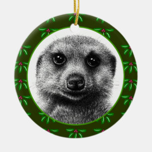 Meerkat Christmas Ornament