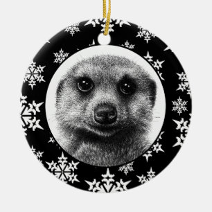 Meerkat Christmas Ornament