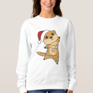 Meerkat Christmas Snow Winter Animals Sweatshirt