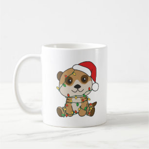 Meerkat Christmas Winter Animals Holiday Meerkats Coffee Mug