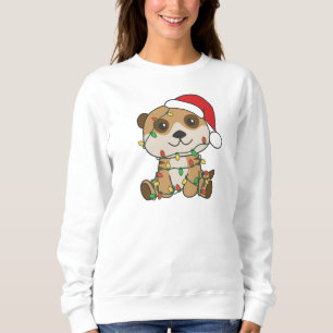 Meerkat Christmas Winter Animals Holiday Meerkats Sweatshirt