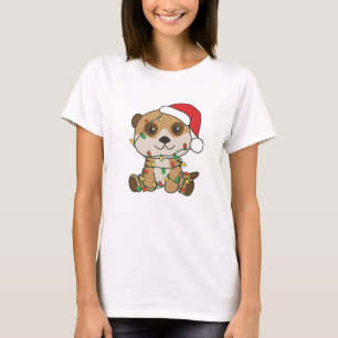 Meerkat Christmas Winter Animals Holiday Meerkats T-Shirt