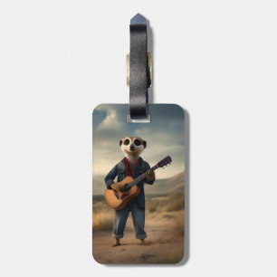 Meerkat Country And Western Artists, Luggage Tag