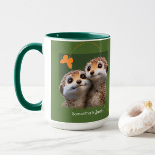 Meerkat Couple Together Forever Now and Always Mug