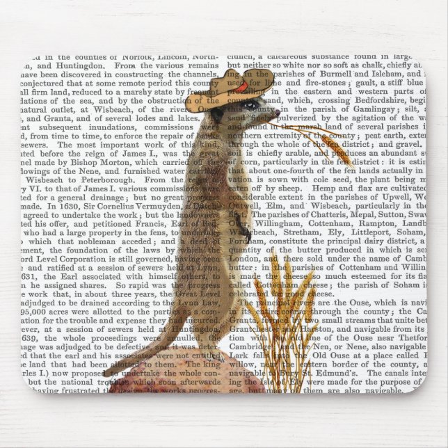 Meerkat Cowboy Mouse Mat (Front)