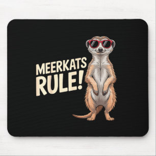 Meerkat Design For Men Women Kids Zoo Keeper Safar Mouse Mat