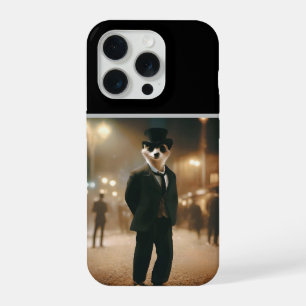 Meerkat Dressed For Black Tie Event, iPhone 15 Pro Case