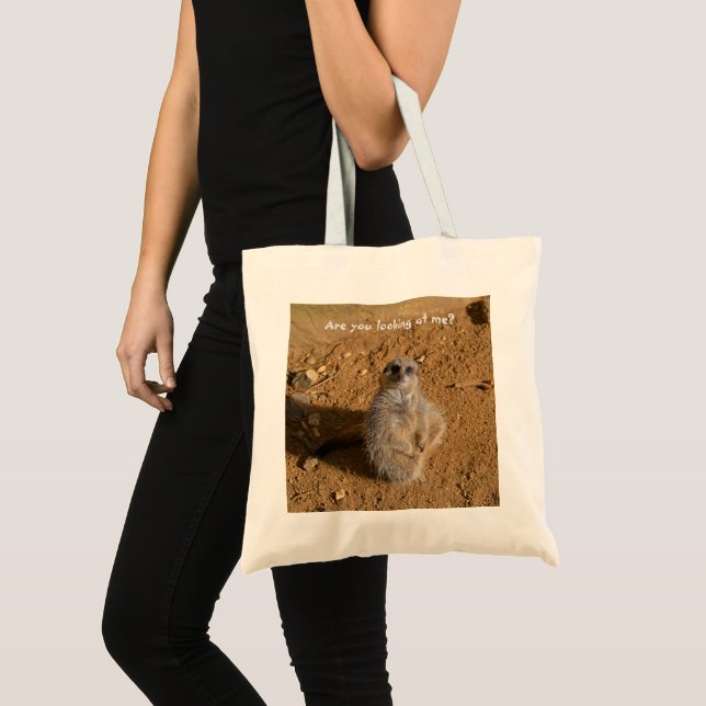 Meerkat Enclosure Funny Drusillas Park Tote Bag (Front (Product))