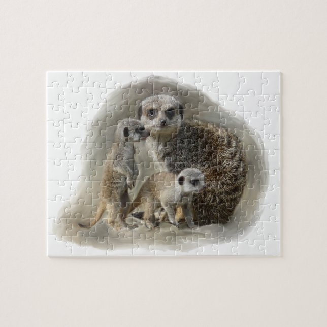 meerkat family jigsaw puzzle (Horizontal)