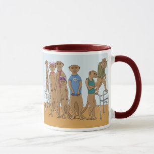 Meerkat Family Portrait Mug