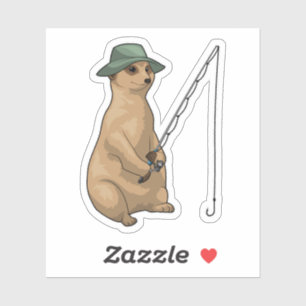 Meerkat Fishing Fisher Fishing rod
