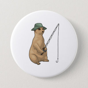 Fishing Rod Badges & Pins