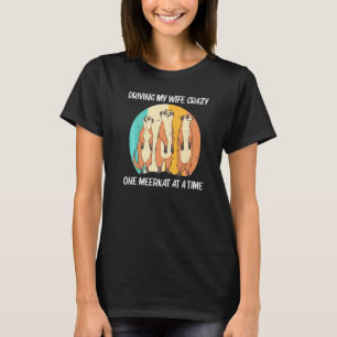 Meerkat For Men Dad Retro Wildlife Zoo Animal T-Shirt