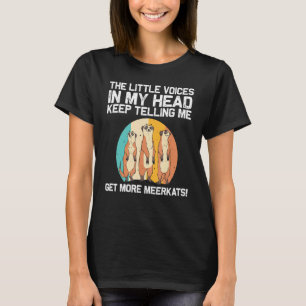 Meerkat For Men Women Retro Wildlife Zoo Animal 1 T-Shirt