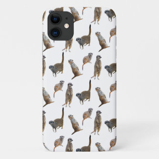 Meerkat Frenzy iPhone 11 Case (choose colour)